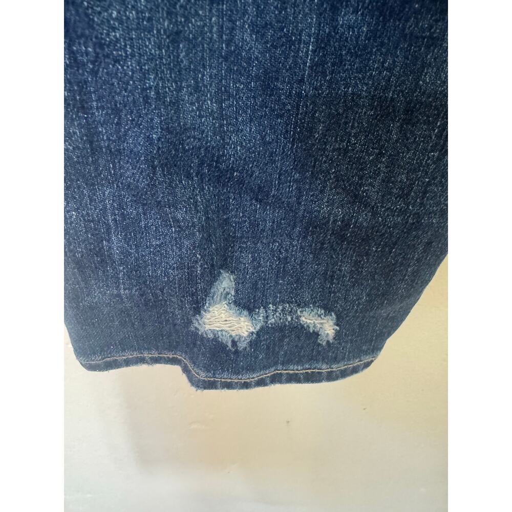 Uniqlo Premium Kaihara Denim Slim Boyfriend Tapered Distressed Jeans 22 00 - Picture 10 of 13